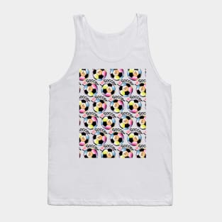 Soccer Balls Pattern - I Love Soccer Tank Top